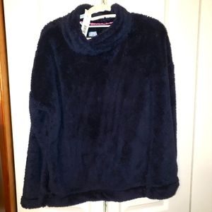 Jane and Bleecker Cowl-Neck Fuzzy Lounge Top